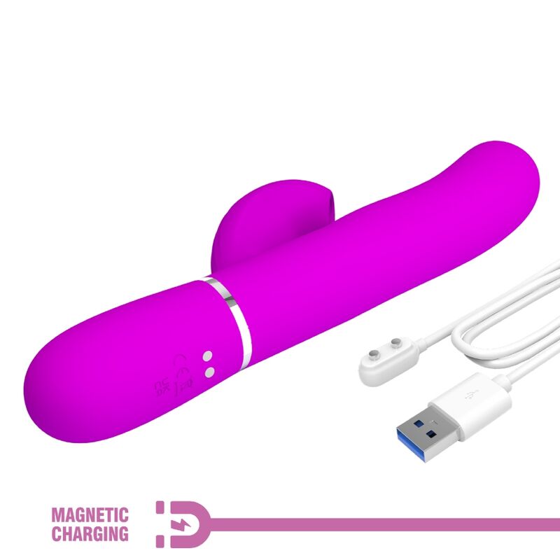 PRETTY LOVE - PERLITA MULTIFUNCTION 3 IN 1 G - SPOT VIBRATOR VIOLET - Kink&Play