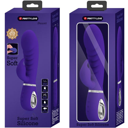 PRETTY LOVE - PRESCOTT MULTIFUNCTION G - SPOT VIBRATOR PURPLE - Kink&Play