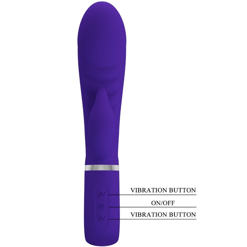 PRETTY LOVE - PRESCOTT MULTIFUNCTION G - SPOT VIBRATOR PURPLE - Kink&Play
