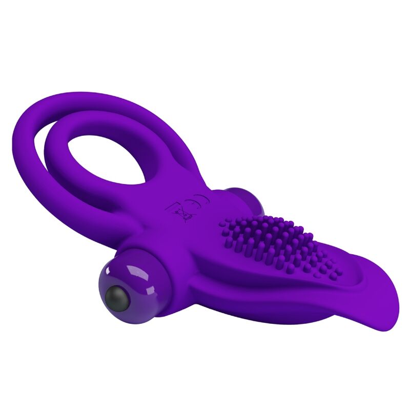 PRETTY LOVE - PURPLE VIBRATING PENIS RING - Kink&Play