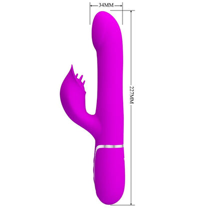 PRETTY LOVE - RABBIT VIBRATOR PEARLS VIOLET - Kink&Play