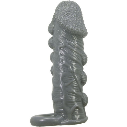 PRETTY LOVE - REALISTIC PENIS ENLARGER AND DELAY SLEEVE GREY - Kink&Play