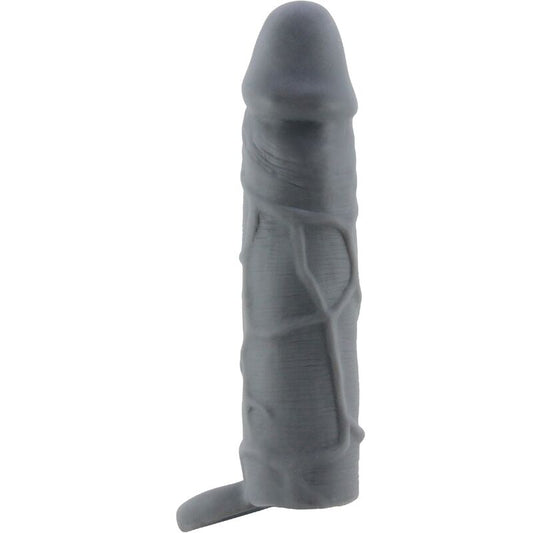 PRETTY LOVE - REALISTIC SKIN PENIS SLEEVE DARK GREY - Kink&Play