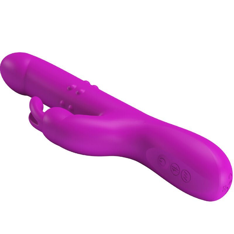 PRETTY LOVE - REESE VIBRATOR WITH PURPLE ROTATION - Kink&Play
