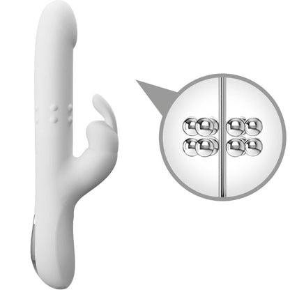 PRETTY LOVE - REESE VIBRATOR WITH SILVER ROTATION - Kink&Play