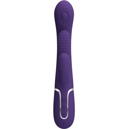 PRETTY LOVE - SHANIA TRIPLE RABBIT VIBRATOR MULTIFUNCTION PURPLE - Kink&Play