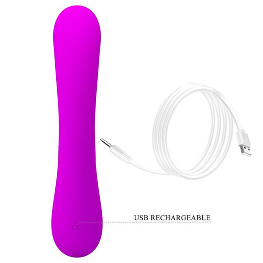 PRETTY LOVE - SINCERE VIBRATOR AND CLITORAL STIMULATING WAVES PURPLE SILICONE - Kink&Play