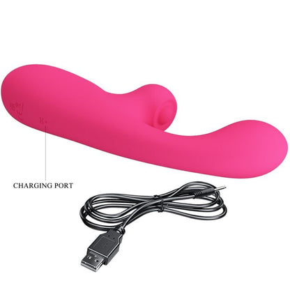 PRETTY LOVE - SKYLAR PINK STIMULATOR VIBRATOR - Kink&Play