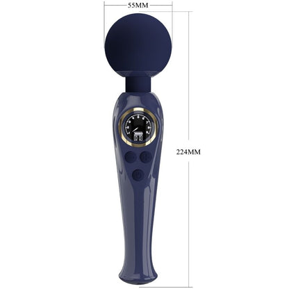 PRETTY LOVE - SKYLER VIBRATOR WAND BLUE - Kink&Play