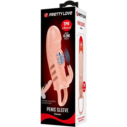 PRETTY LOVE - SLOANE NATURAL RABBIT PENIS SHEATH - Kink&Play