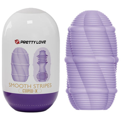 PRETTY LOVE - SMOOTH STRIPES CUPID MASTURBATOR EGG - Kink&Play