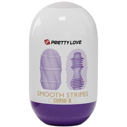 PRETTY LOVE - SMOOTH STRIPES CUPID MASTURBATOR EGG - Kink&Play