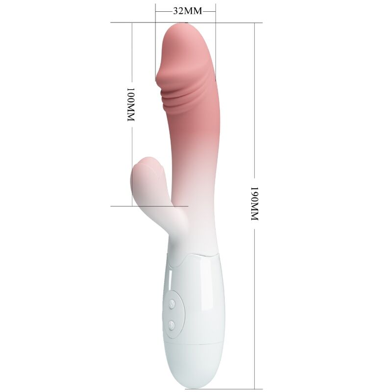 PRETTY LOVE - SNAPPY RABBIT VIBRATOR 30 VIBRATIONS PINK - Kink&Play