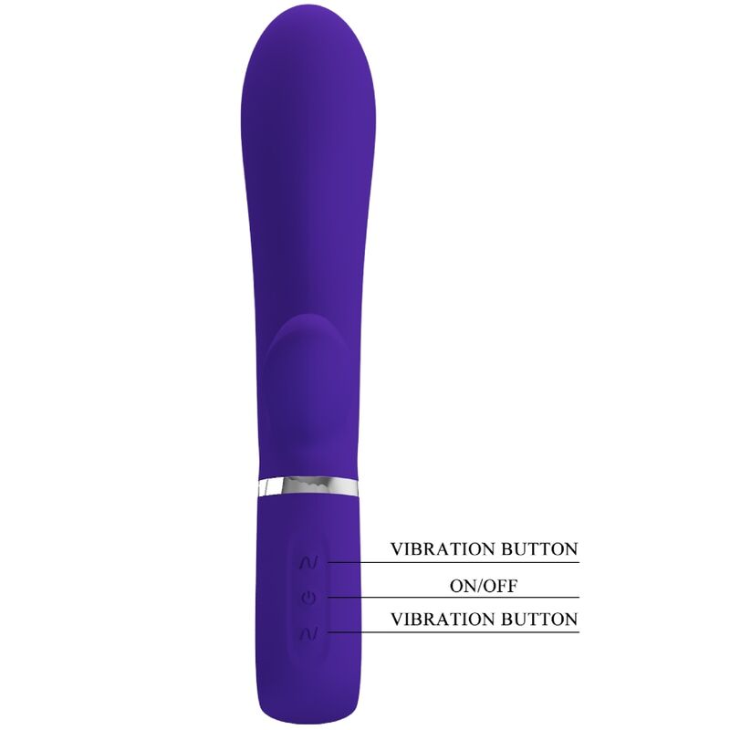 PRETTY LOVE - THOMAS MULTIFUNCTION G - SPOT VIBRATOR PURPLE - Kink&Play