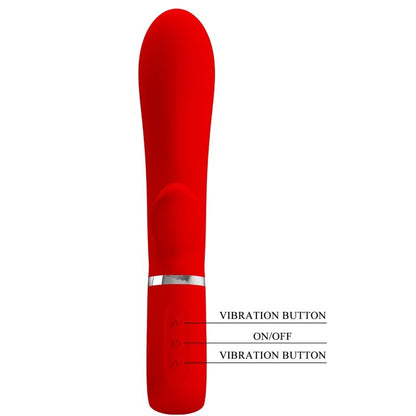 PRETTY LOVE - THOMAS MULTIFUNCTION G - SPOT VIBRATOR RED - Kink&Play