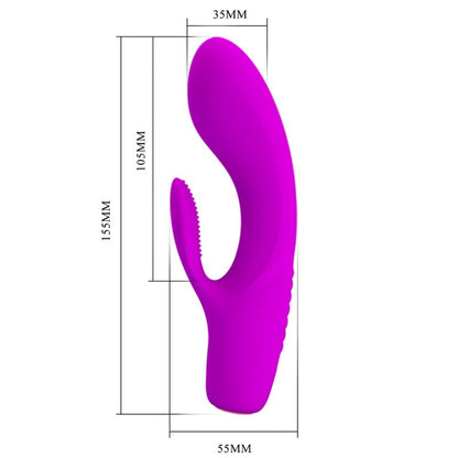 PRETTY LOVE - TIM PURPLE RECHARGEABLE VIBRATOR - Kink&Play