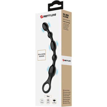 PRETTY LOVE - VAN ANAL BALLS 10 VIBRATIONS RECHARGEABLE SILICONE - Kink&Play