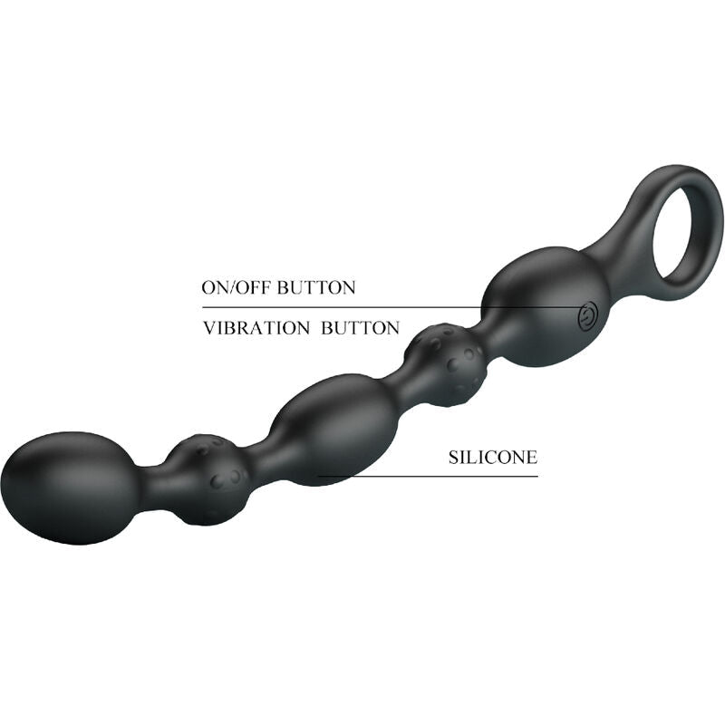 PRETTY LOVE - VAN ANAL BALLS 10 VIBRATIONS RECHARGEABLE SILICONE - Kink&Play