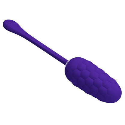 PRETTY LOVE - VIBRATING EGG WITH PURPLE RECHARGEABLE MARINE TEXTURE - Kink&Play