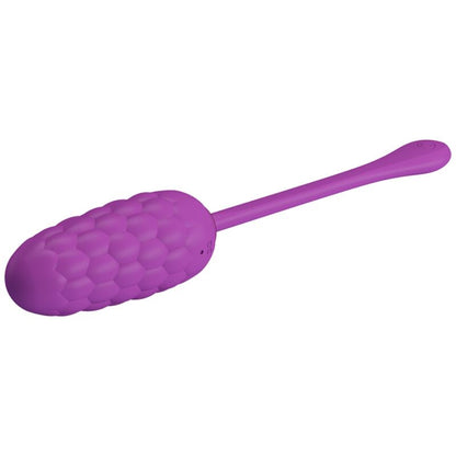 PRETTY LOVE - VIBRATING EGG WITH PURPLE RECHARGEABLE MARINE TEXTURE - Kink&Play