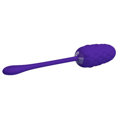 PRETTY LOVE - VIBRATING EGG WITH PURPLE RECHARGEABLE MARINE TEXTURE - Kink&Play