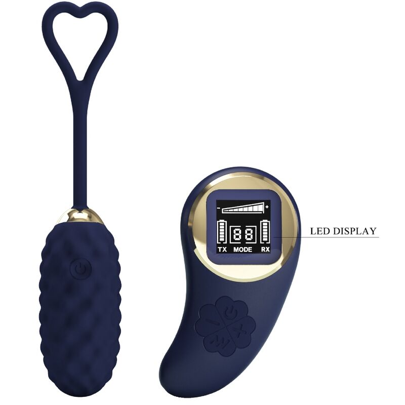 PRETTY LOVE - VIVIAN BLUE REMOTE CONTROL VIBRATING EGG - Kink&Play