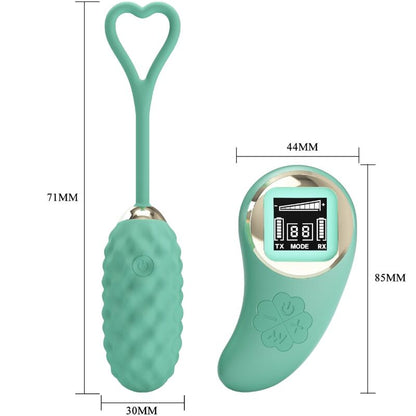 PRETTY LOVE - VIVIAN GREEN REMOTE CONTROL VIBRATING EGG - Kink&Play