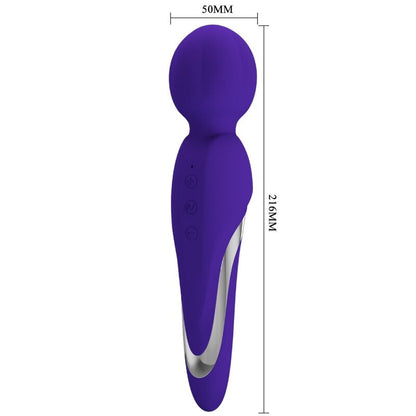 PRETTY LOVE - WALTER VIBRATOR WAND PURPLE - Kink&Play