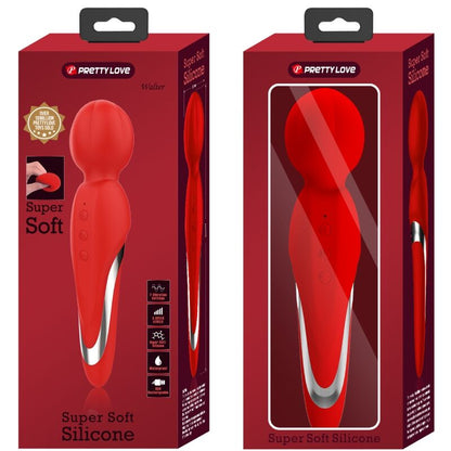 PRETTY LOVE - WALTER VIBRATOR WAND RED - Kink&Play
