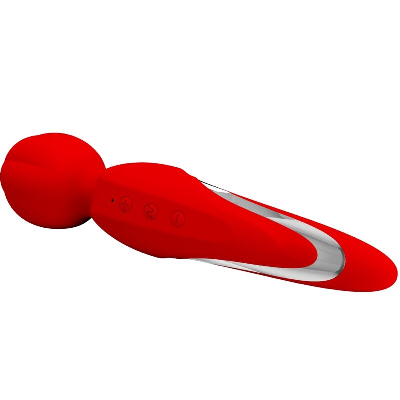PRETTY LOVE - WALTER VIBRATOR WAND RED - Kink&Play