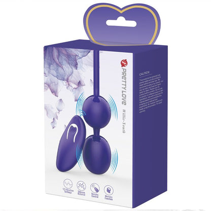 PRETTY LOVE - WILLIE YOUTH REMOTE CONTROL BALLS & VIOLET VIBRATION - Kink&Play