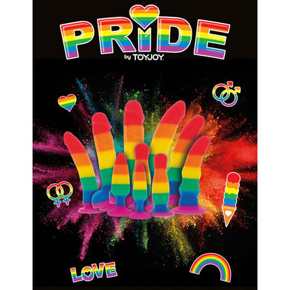 PRIDE - LGBT FLAG DILDO 15 CM - Kink&Play