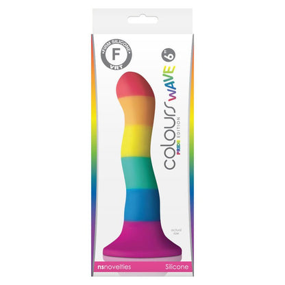 PRIDE - LGBT FLAG DILDO WAVE 17 CM - Kink&Play