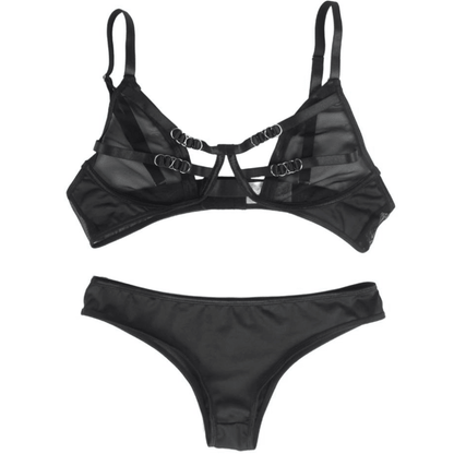 QUEEN LINGERIE - TWO PIECE SET S/M - Kink&Play
