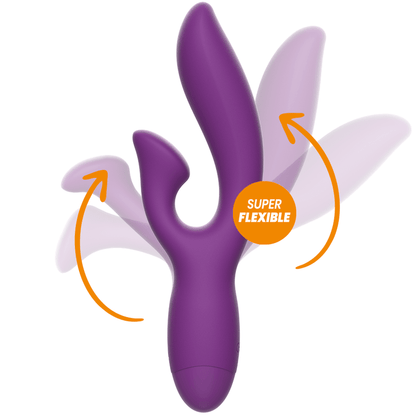 REWOLUTION - REWOFUN FLEXIBLE VIBRATOR WITH RABBIT - Kink&Play