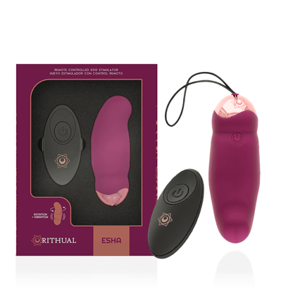 RITHUAL - ESHA EGG REMOTE CONTROL SYSTEM ROTATION + VIBRATION - Kink&Play