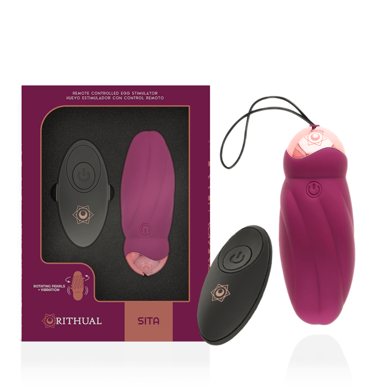 RITHUAL - SITA EGG REMOTE CONTROL BEAD ROTATION + VIBRATION - Kink&Play