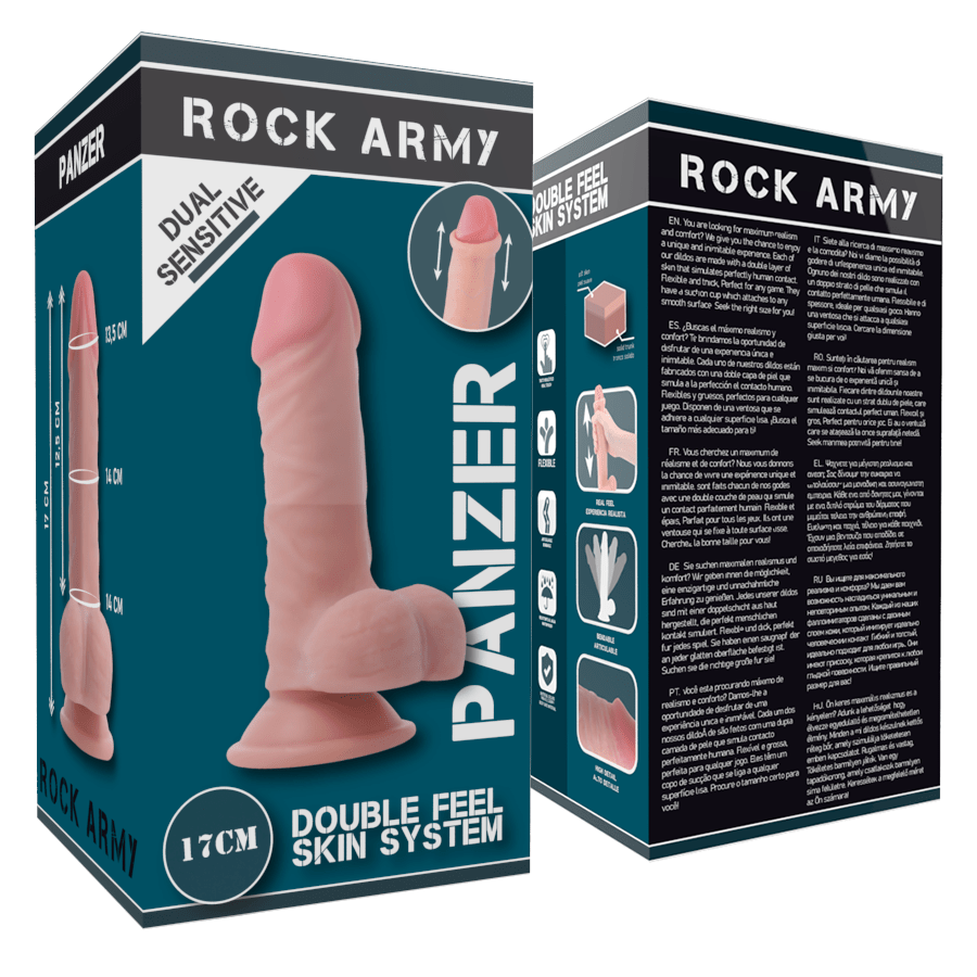 ROCKARMY - DUAL DENSITY PANZER 17 CM - O - 4.46 CM - Kink&Play