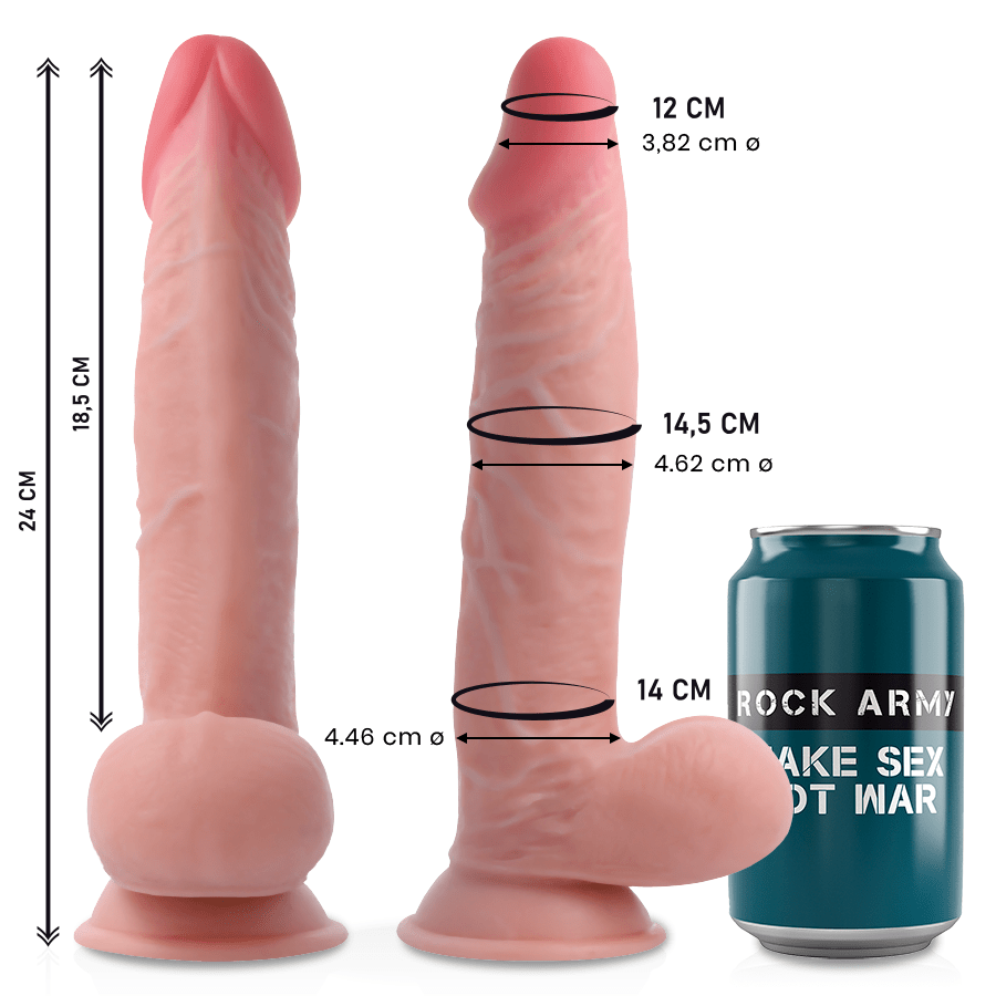 ROCKARMY - DUAL DENSITY SHERMAN 24 CM - O - 4.62 CM - Kink&Play