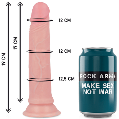 ROCKARMY - HARNESS + LIQUID SILICONE DILDO PREMIUM AVENGER 19 CM - O - 3.98 CM - Kink&Play