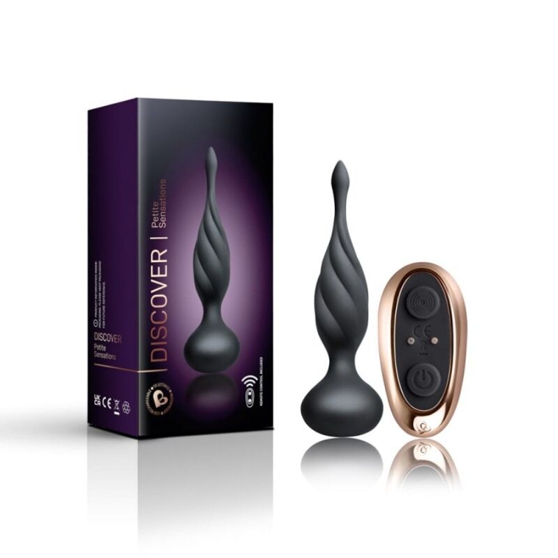 ROCKS - OFF - DISCOVER ANAL STIMULATOR - BLACK - Kink&Play