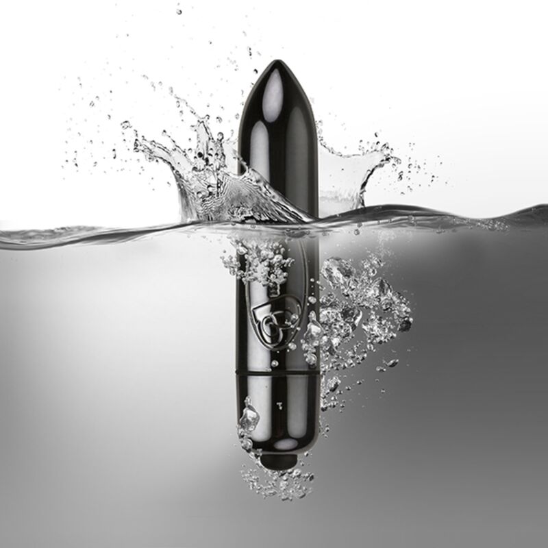 ROCKS - OFF - VIBRATING BULLET RO - 80MM MIDNIGHT METAL - Kink&Play