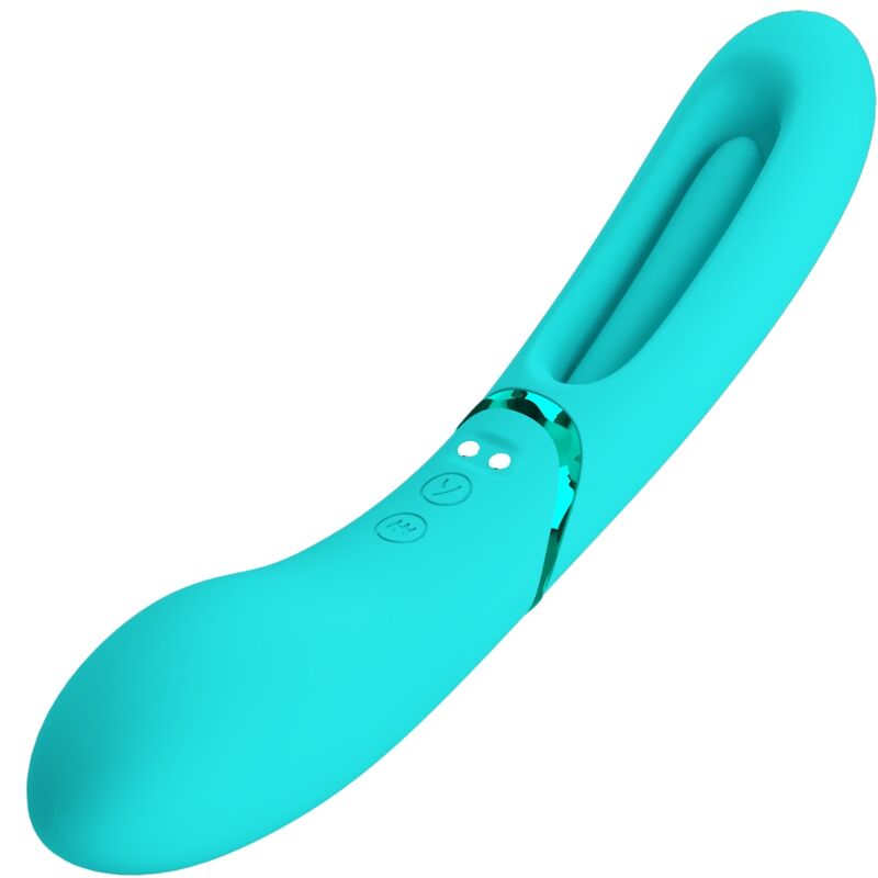 ROMANCE - LEXIE G - SPOT VIBRATOR 7 VIBRATIONS BLUE - Kink&Play