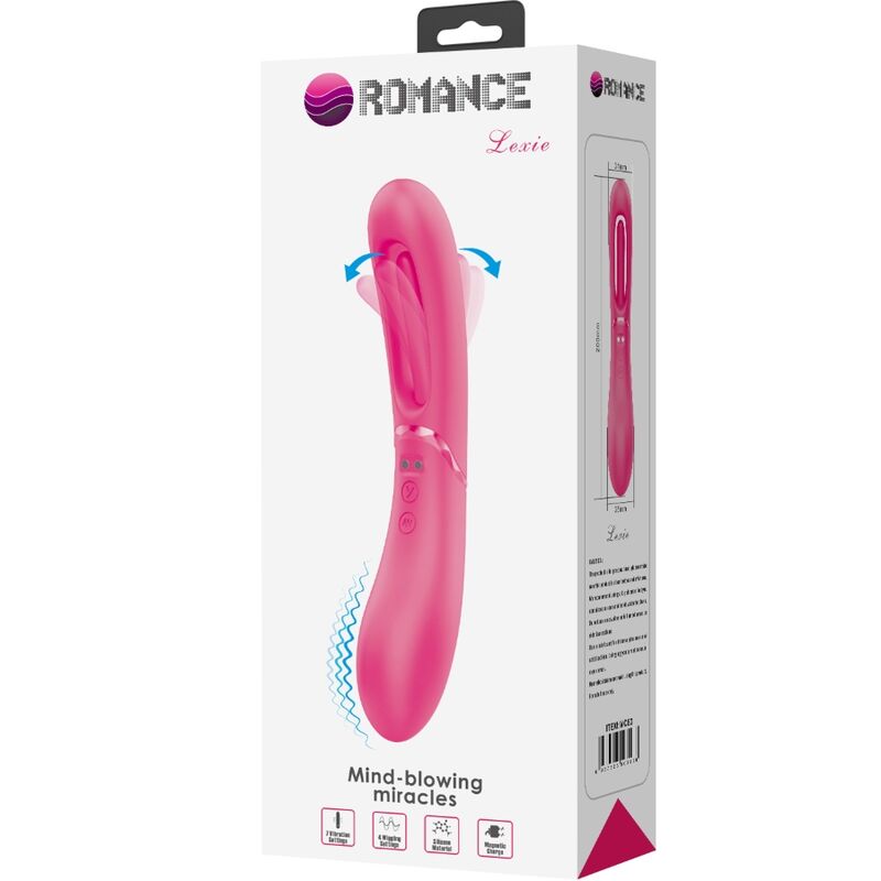 ROMANCE - LEXIE G - SPOT VIBRATOR 7 VIBRATIONS PINK - Kink&Play