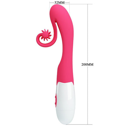 ROMANCE - PINK VIBRATOR AND STIMULATOR 30 SPEEDS - Kink&Play