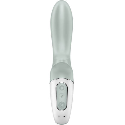 SATISFYER - AIR PUMP BOOTY 3 INFLATABLE ANAL VIBRATOR GREYGREEN - Kink&Play