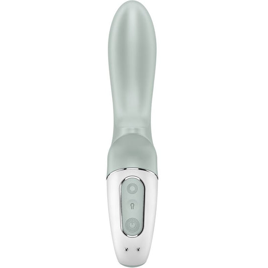 SATISFYER - AIR PUMP BOOTY 3 INFLATABLE ANAL VIBRATOR GREYGREEN - Kink&Play