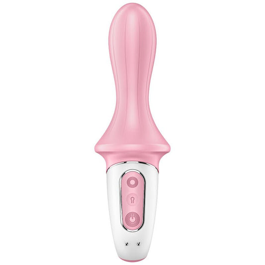 SATISFYER - AIR PUMP BOOTY 5+ INFLATABLE ANAL VIBRATOR PINK - Kink&Play