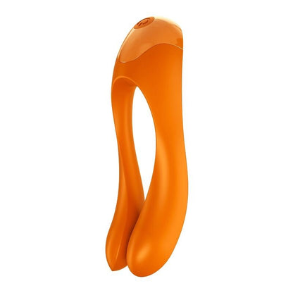 SATISFYER - CANDY CANE FINGER VIBRATOR ORANGE - Kink&Play