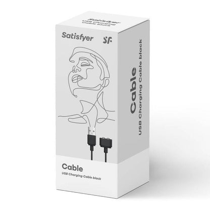 SATISFYER - CHARGING WIRE BLACK - Kink&Play